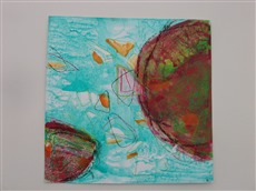 Motion 1, 2011, Acrylmischtechnik, 50x50cm