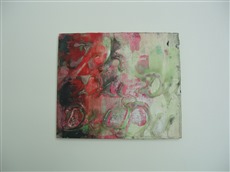 Du, 2013, Wachs, Acryl, 16x18cm