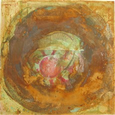 Stone 5, 2014, Acrylmischtechnik, 20x20cm