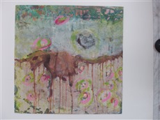 Flowerpower  1, 2014, Acrylmischtechnik, 60x60cm