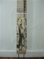 Magischer Kreis Nr. 2, 2010, Holz mit Geschichte, bemalt, Detail
