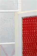 Im Fadenkreuz I und II, Detail, FensterSchauFenster, Okt.2011