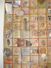 <center>Durch das Jahr / 2006<br />Naturmaterial<br />50x40cm</center>